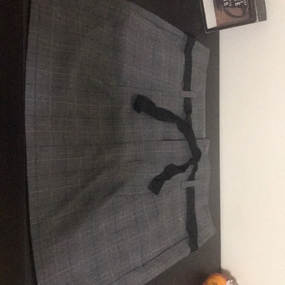 The Gap plaid Miniskirt with ribbon tie